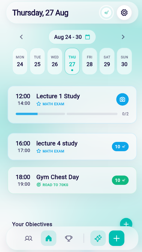 WillApp Main Screen